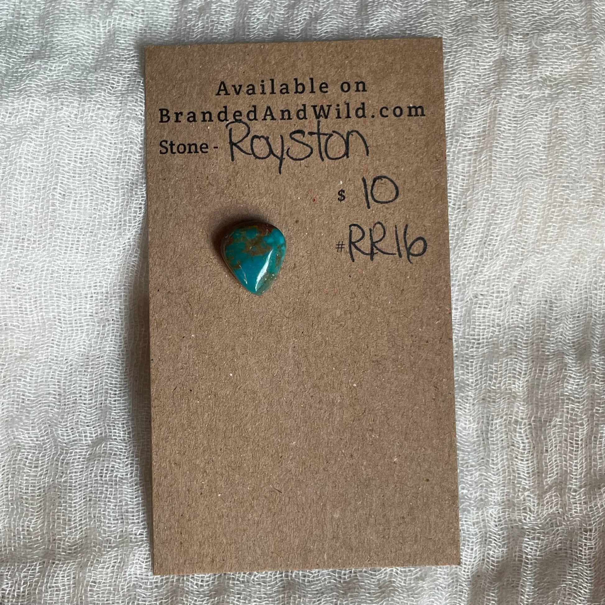 Royston Ribbon Turquoise Cabochon RR16 043CFD54-C2C8-4A8C-BDC9-6BD5B25FB754 Brandedandwild.com