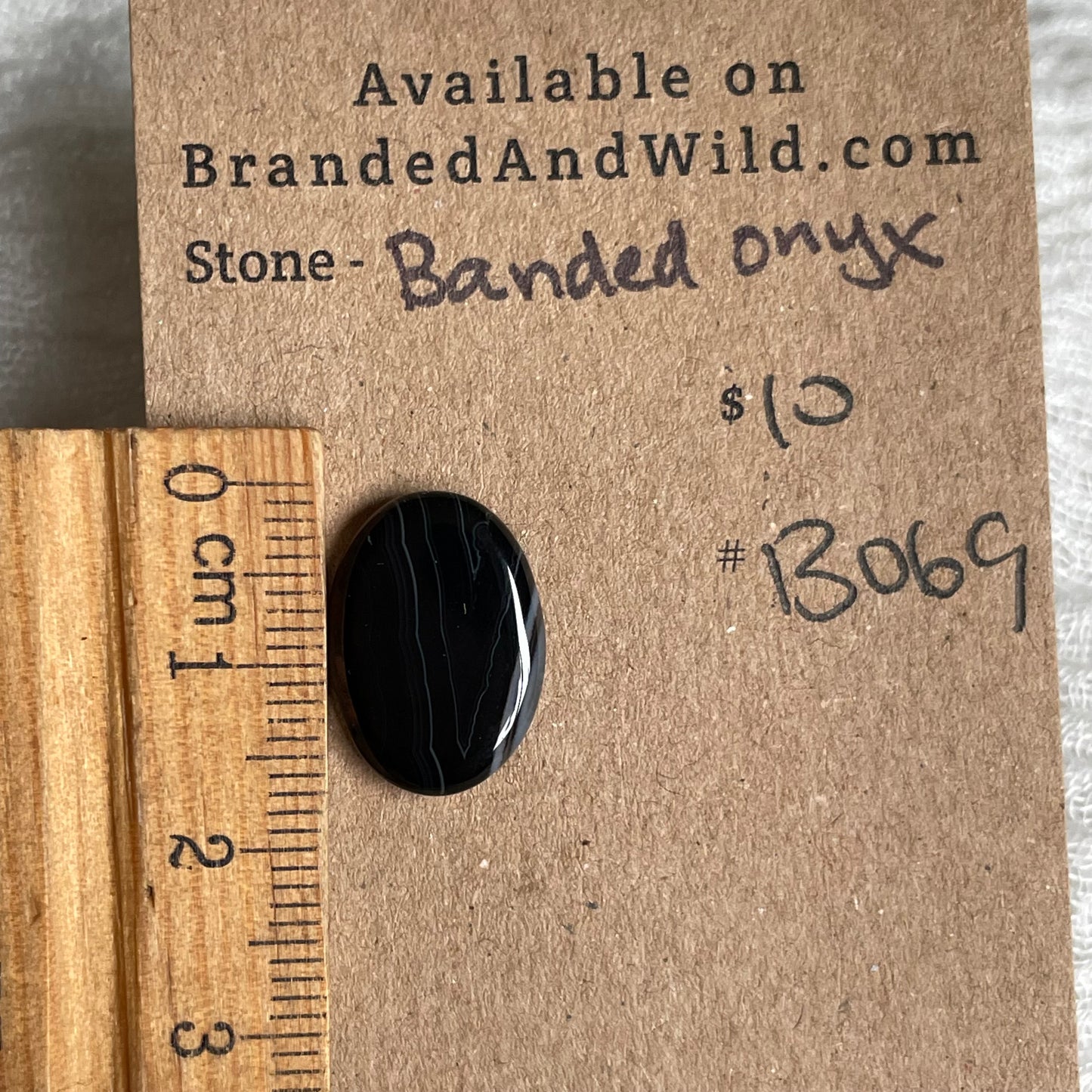Black Onyx - Cabochon - BO69
