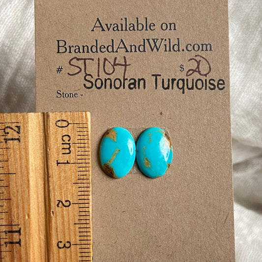 Sonoran Turquoise Cabochon - ST104 0467C7E0-A0F5-4147-9D8B-6A7C1E7733D8 Brandedandwild.com