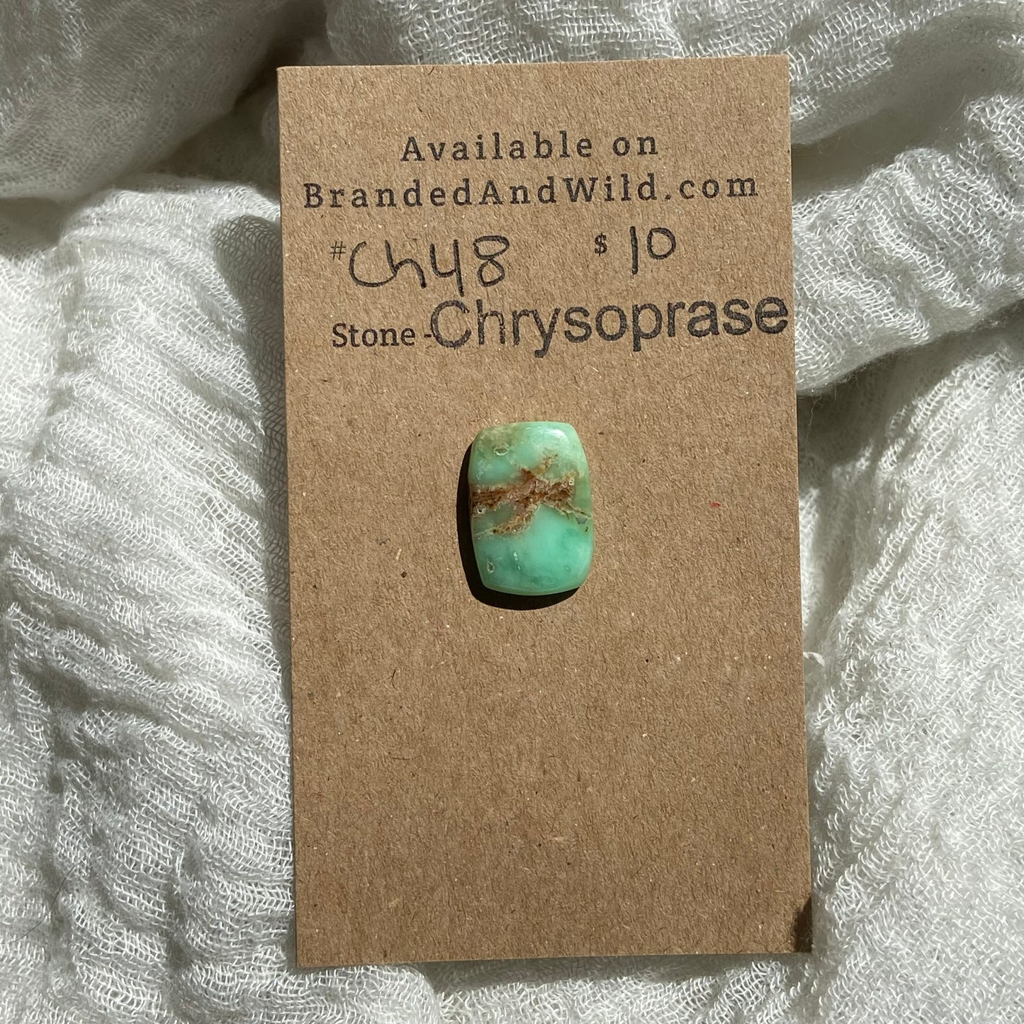 Chrysoprase Cabochon - Ch48