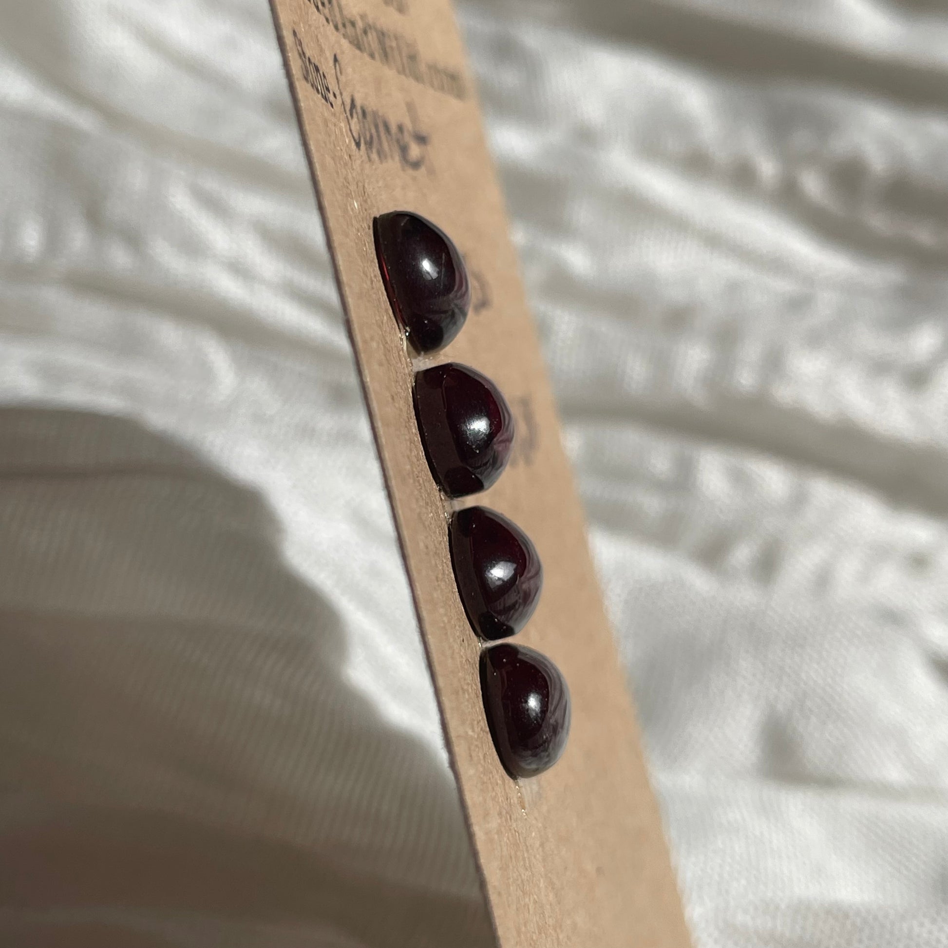 Garnet Cabochon - G68 04D3E195-DB37-4FEB-8669-308F0A28F3EE Brandedandwild.com