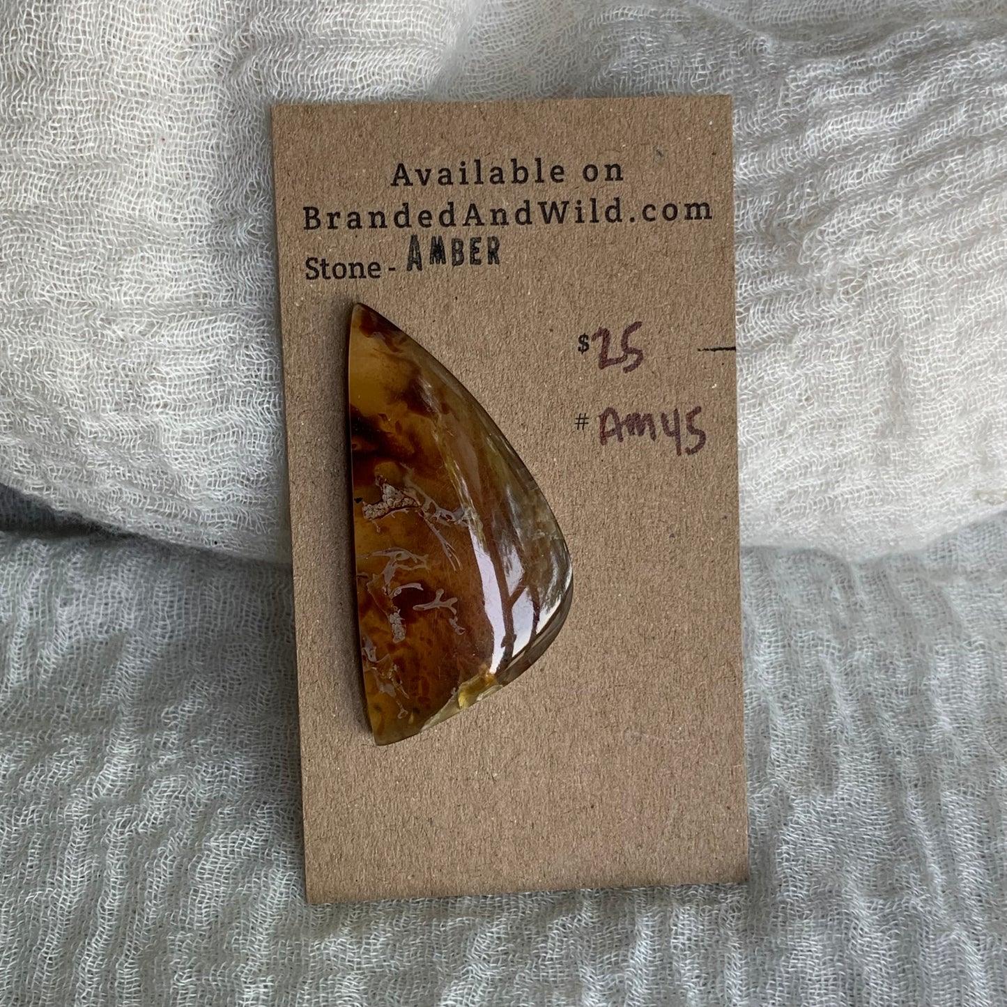 Amber Cabochon AM45