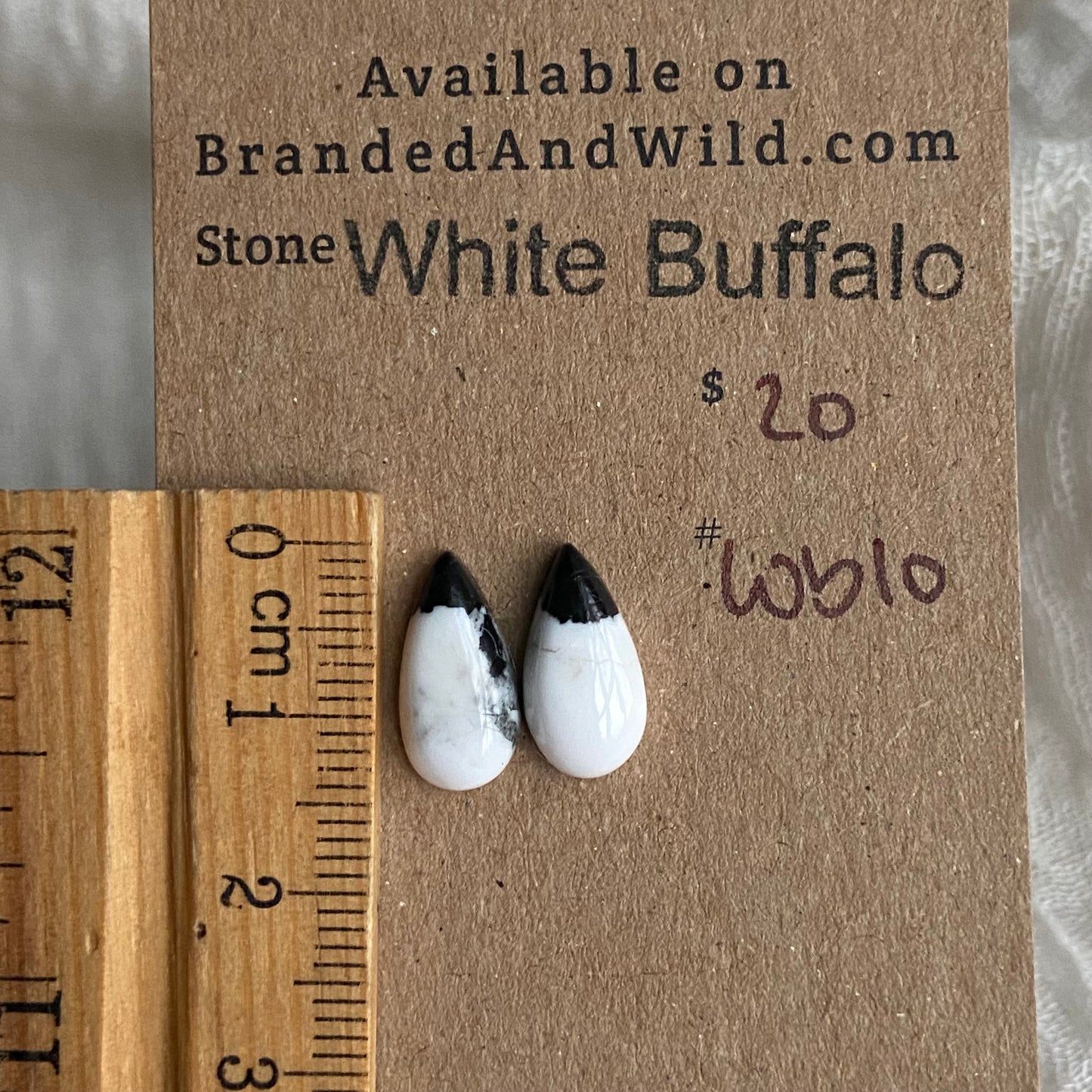 White Buffalo Cabochon - WB10