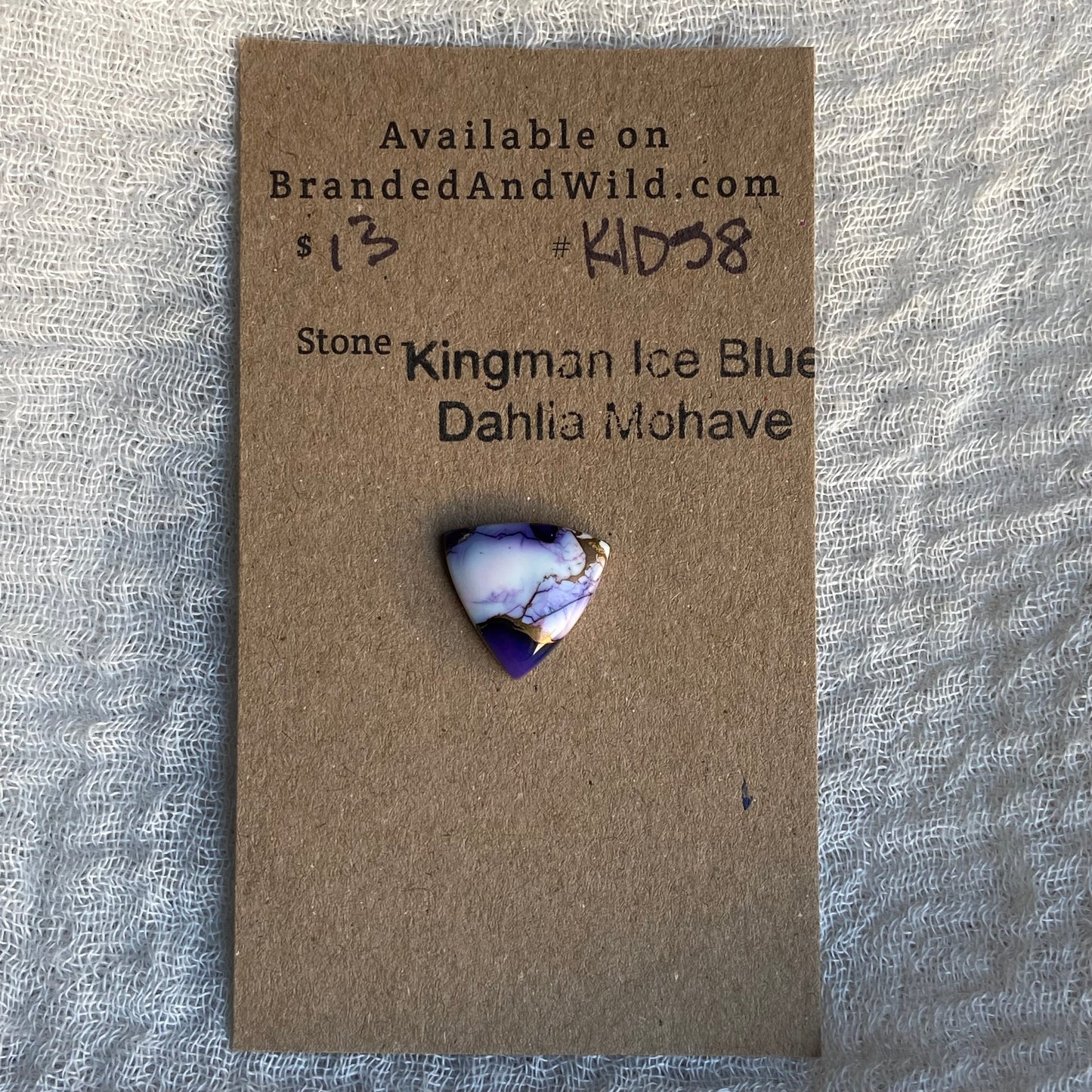 Kingman Ice Blue Dahlia Mohave - KID58