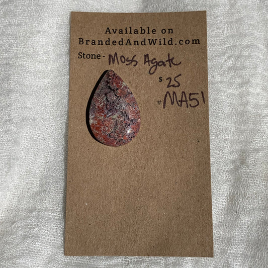 Moss Agate Cabochon- MA51