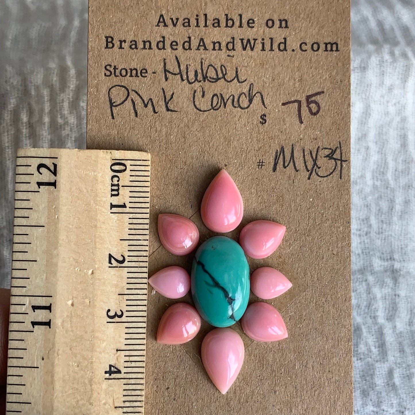 Hubei / Pink Conch Cabochon - Mix34