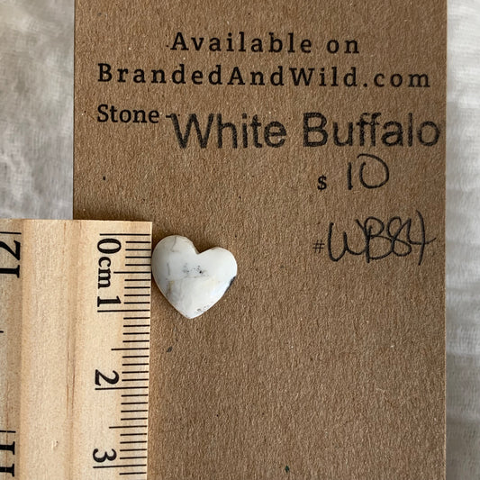 White Buffalo Cabochon - WB84