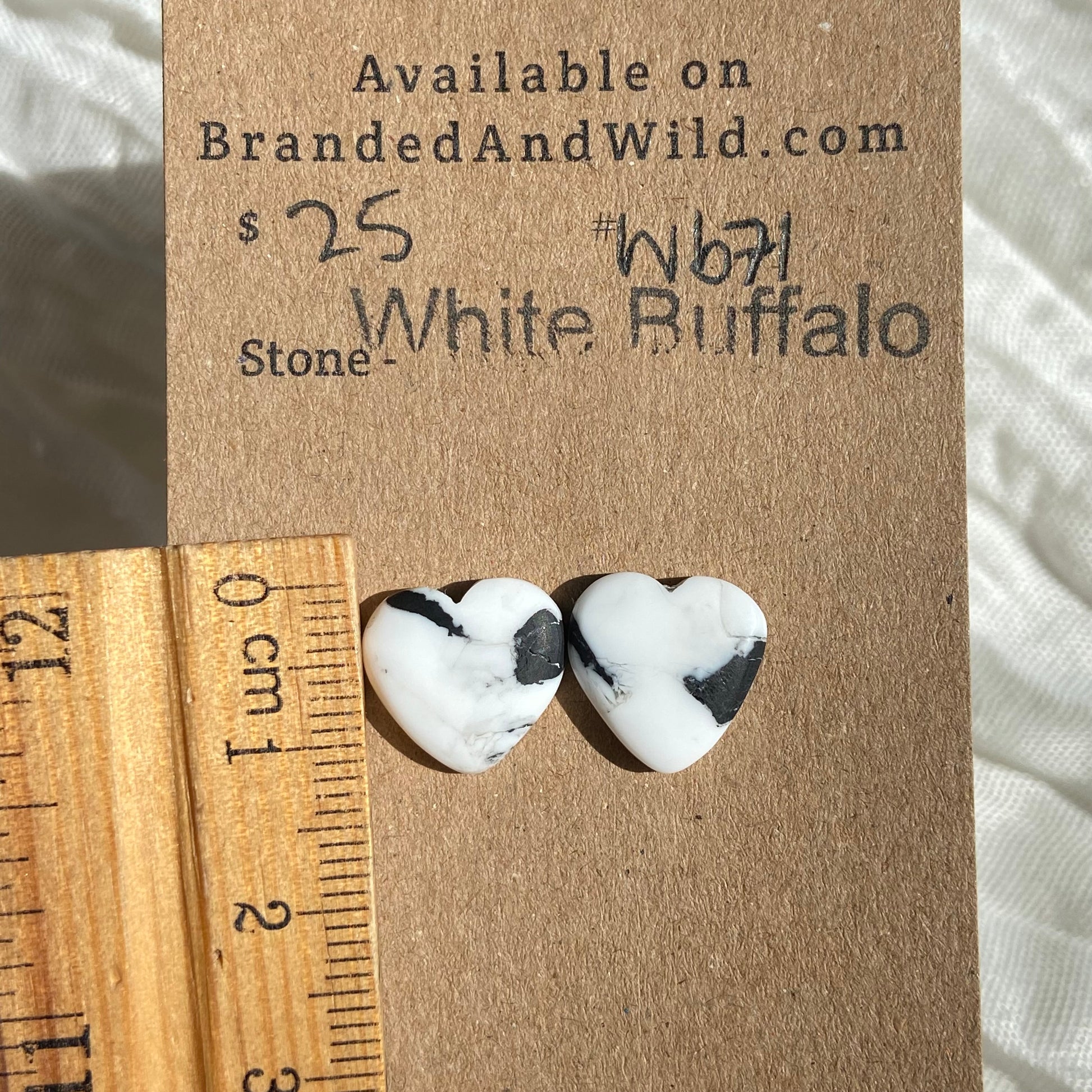 White Buffalo Cabochon - WB71 053DAC65-D71A-4CFA-966A-879342F37C9B Brandedandwild.com