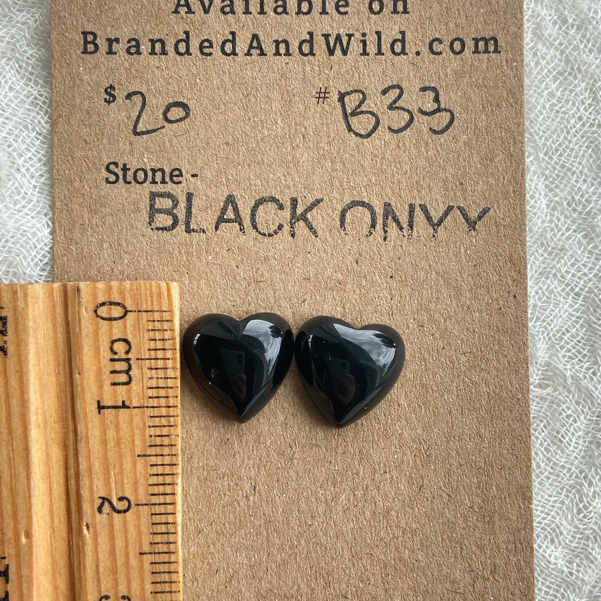 Black Onyx - Cabochon - B38