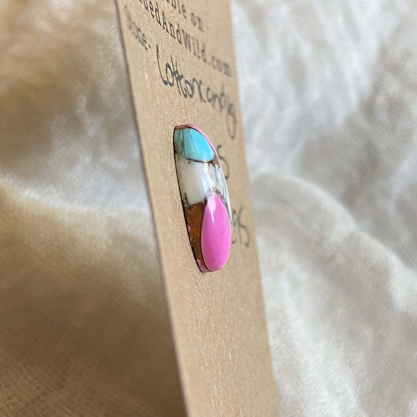 Cotton Candy Cabochon - CC95 05859996-AC6C-4AEA-B3CE-27E0823B754C Brandedandwild.com