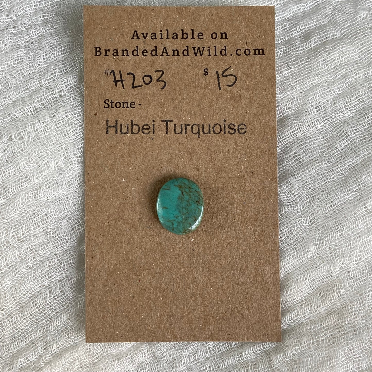 Hubei Turquoise Cabochon - H203