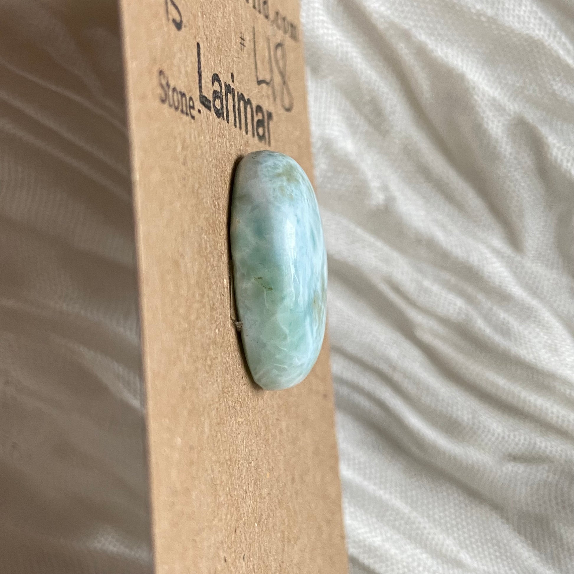 Larimar Cabochon - L18 05A1ABAA-945A-4F76-A0F1-B65A7332A061 Brandedandwild.com