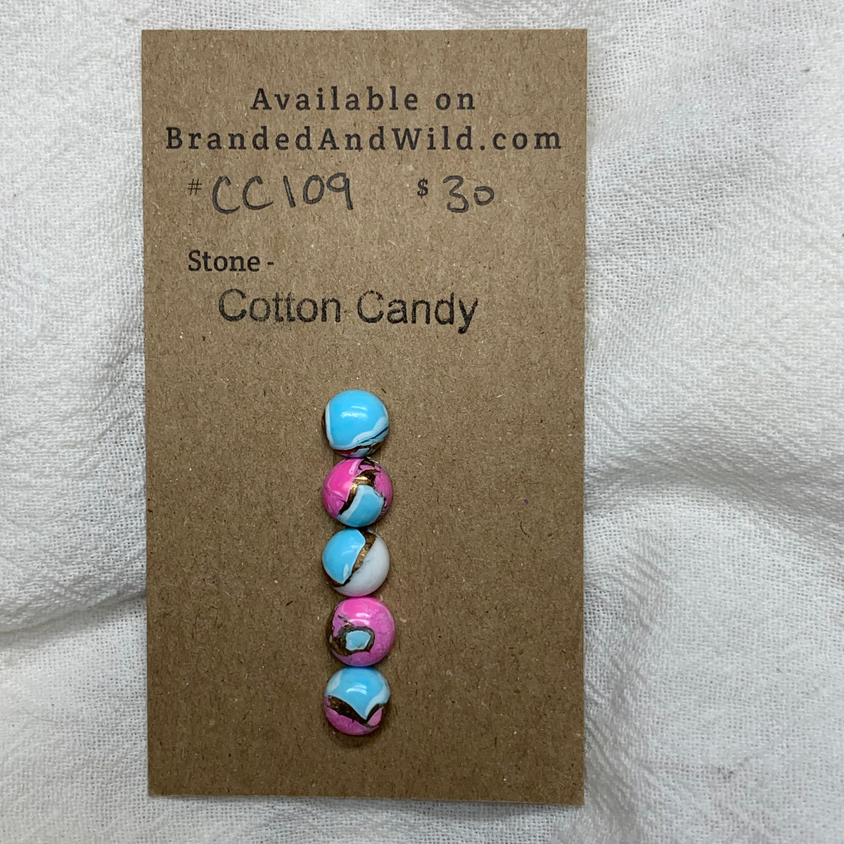 Cotton Candy Cabochon - CC109 05A499EA-1899-4C36-B37A-F575F469D774 Brandedandwild.com
