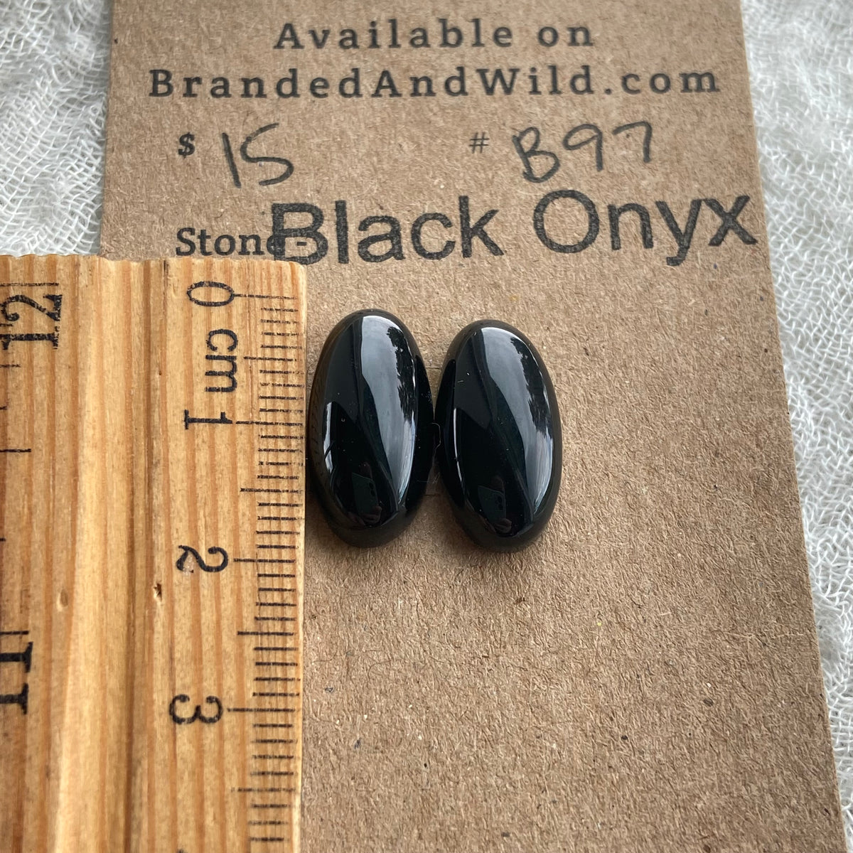 Black Onyx - Cabochon - B97