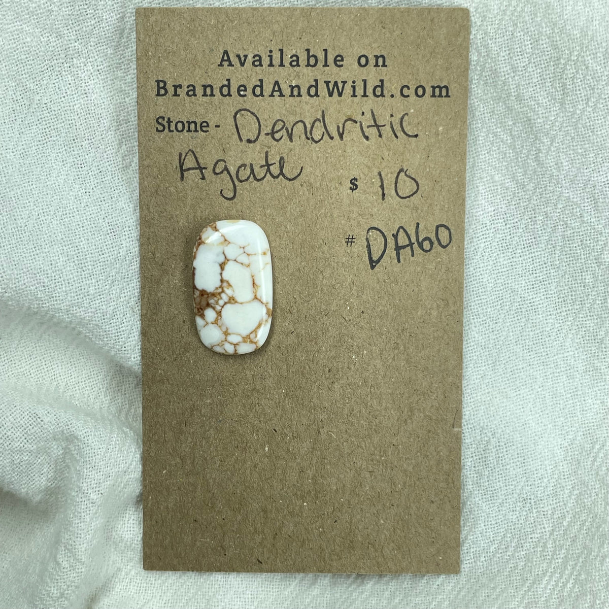 Dendritic Agate Cabochon - DA60 05C85FF4-5BD4-45E8-BDC9-95F6691C2BBF Brandedandwild.com