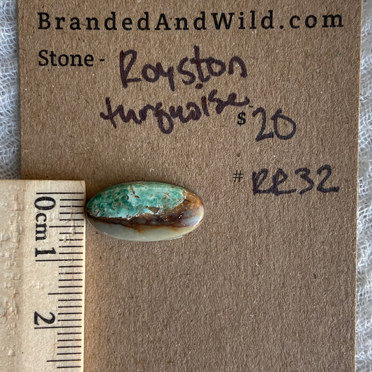Royston Ribbon Turquoise Cabochon RR32