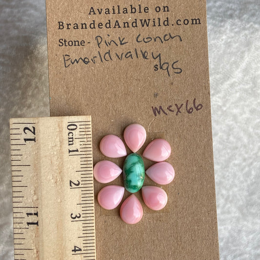 Pink Conch - Emerald Valley Cabochon - MIX66