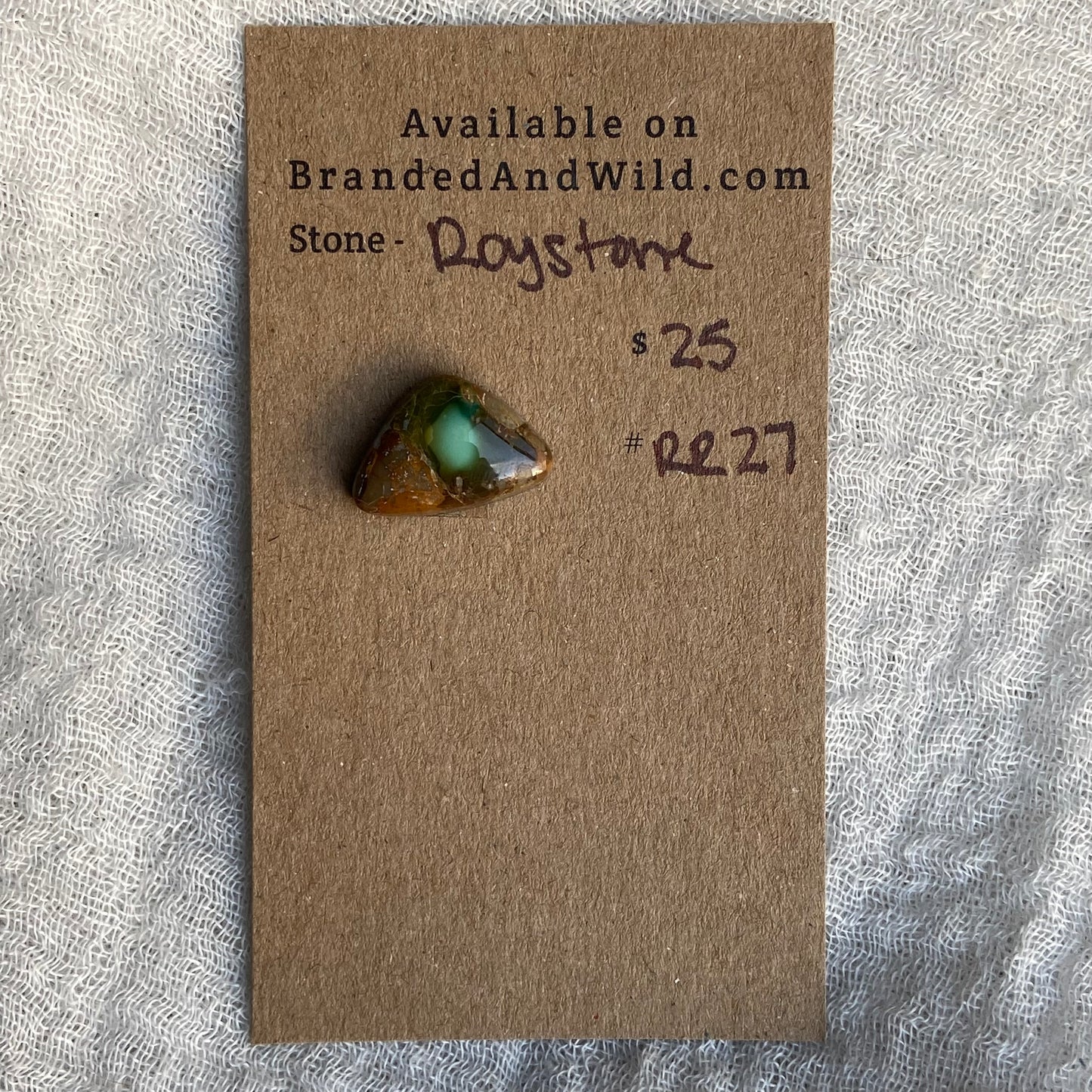 Royston Ribbon Turquoise Cabochon RR27