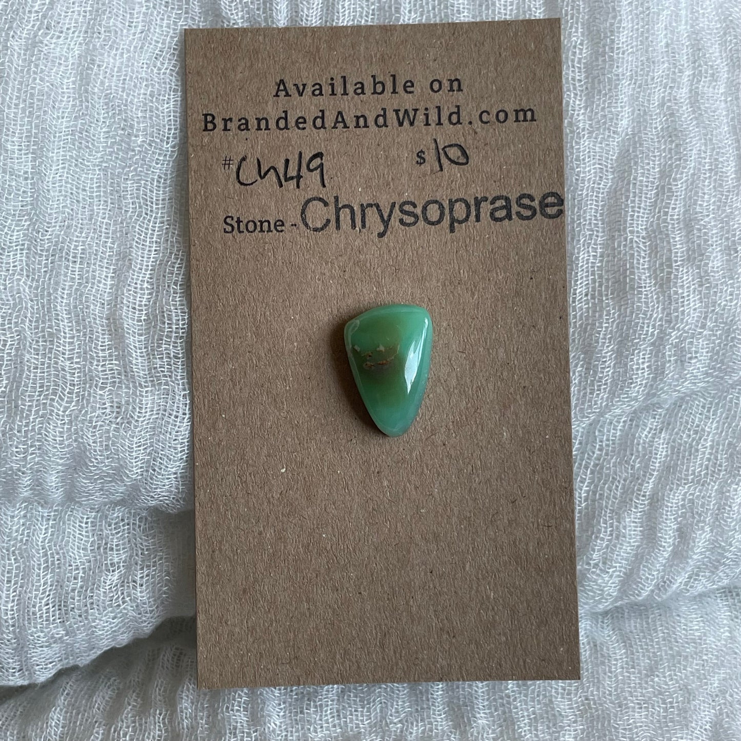 Chrysoprase Cabochon - Ch49