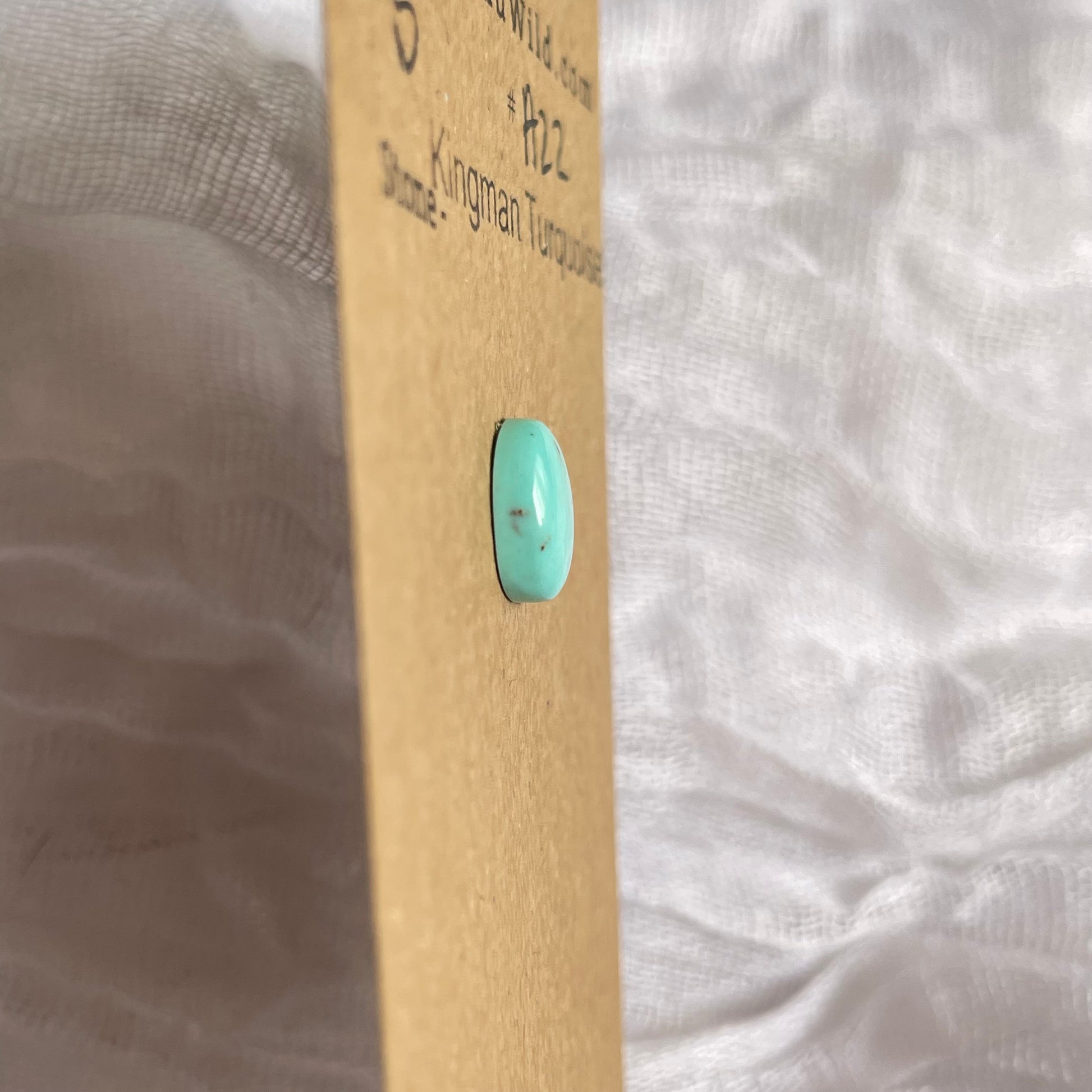 Kingman Turquoise Cabochon - KT22 060C7FA2-0537-4170-8CAC-1EC90DA39406 Brandedandwild.com