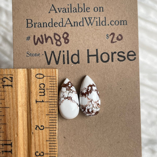 Wild Horse Cabochon - WH88 064E6B0D-6F11-4B6D-93EB-D64CF08D5662 Brandedandwild.com