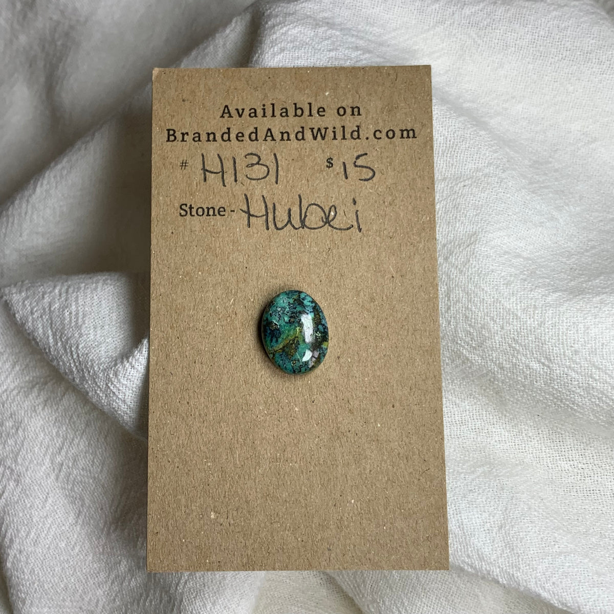 Hubei Turquoise Cabochon - H131 068CDD56-AE89-4730-A139-3B126F0613F1 Brandedandwild.com