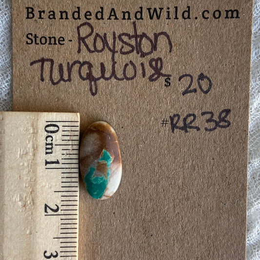 Royston Ribbon Turquoise Cabochon RR38