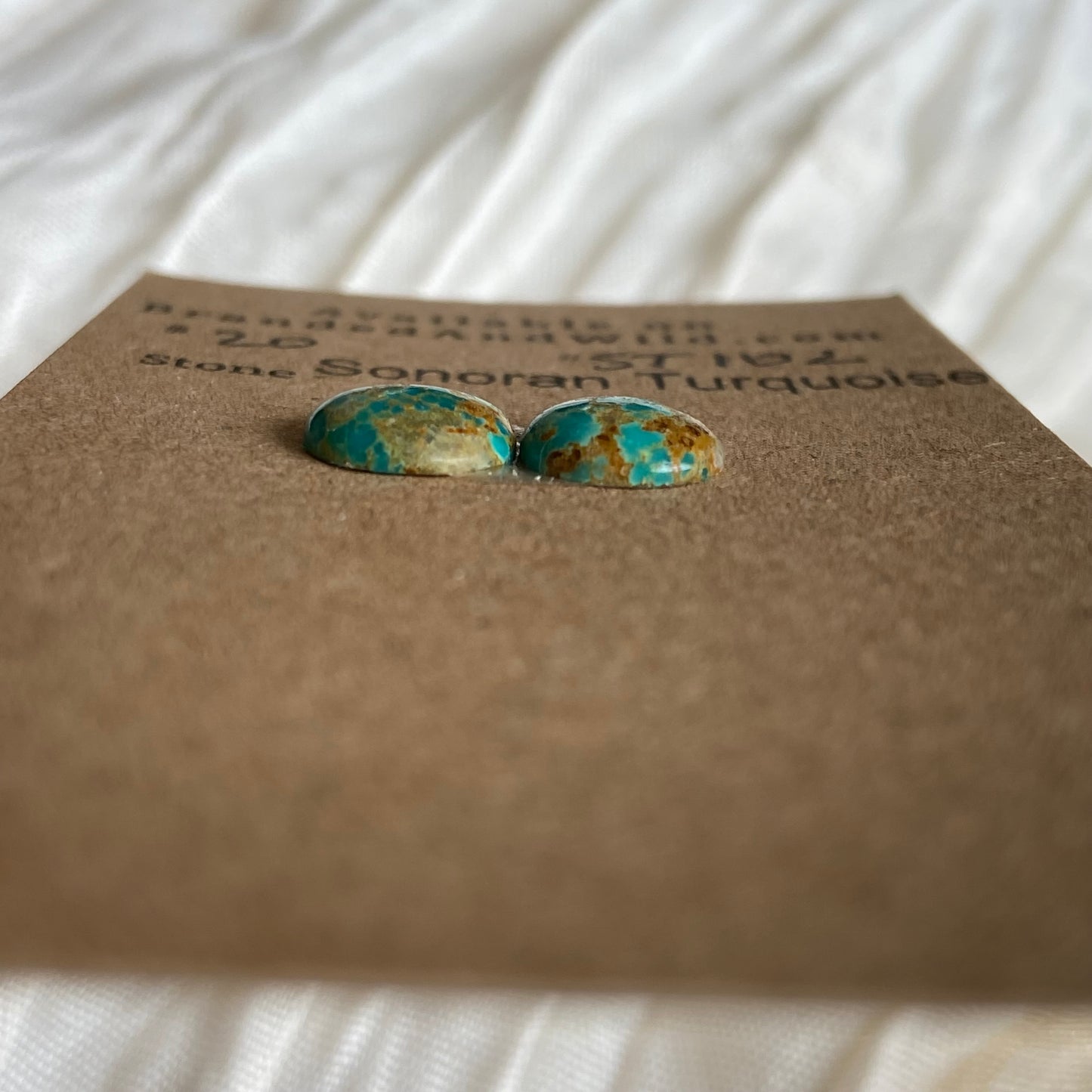 Sonoran Turquoise Cabochon - ST102 06D1138F-97F9-46DE-934B-DC14205D11B9 Brandedandwild.com