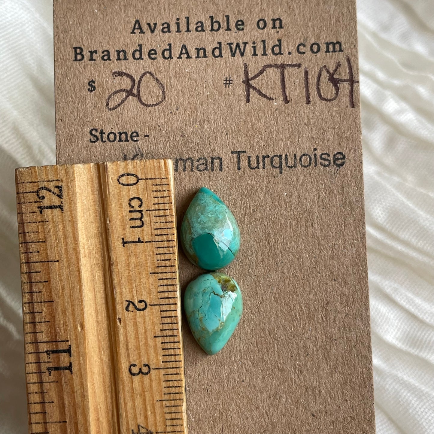 Kingman Turquoise Cabochon - KT104 06DC7A92-582E-43BB-805A-ADC5639EDBA0 Brandedandwild.com