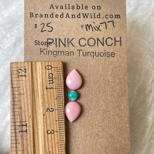 Kingman Turquoise Cabochon - KT77 06DCBB80-C4C1-4F5F-8F38-85B4F8C05115 Brandedandwild.com