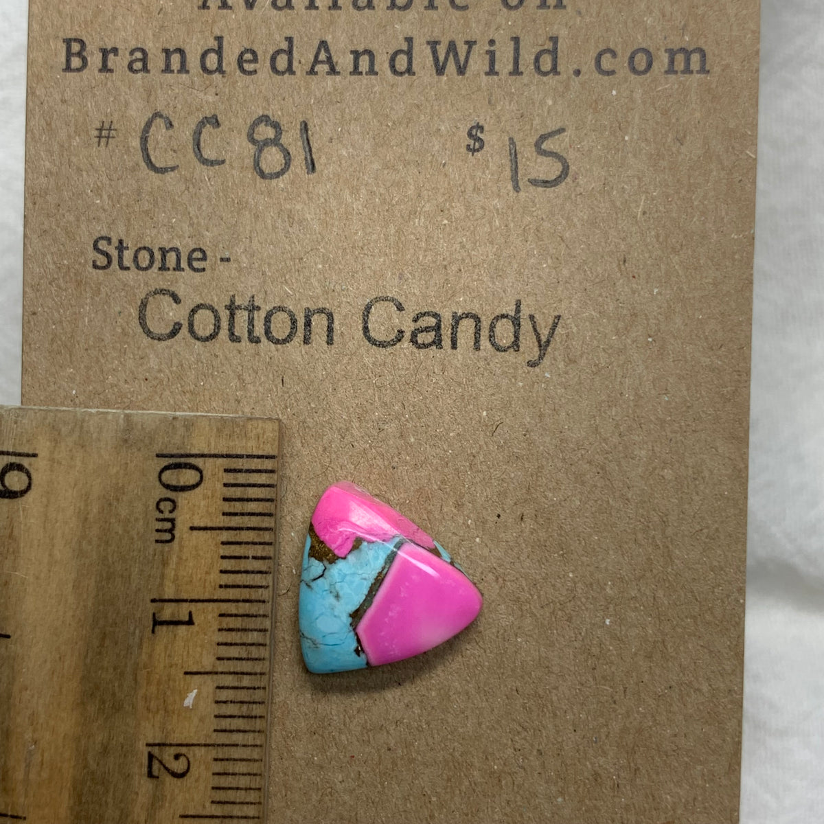 Cotton Candy Cabochon - CC81 06ED3C9C-6B69-42A9-BBEA-F023BF0EE0A7 Brandedandwild.com
