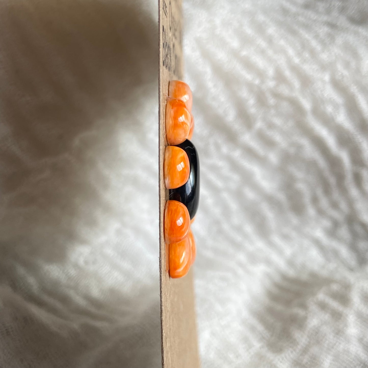 Black Onyx / Oyster Shell Cabochon - Mix177 06FCB36B-311B-44A2-9B97-40ACEFC584B1 Brandedandwild.com