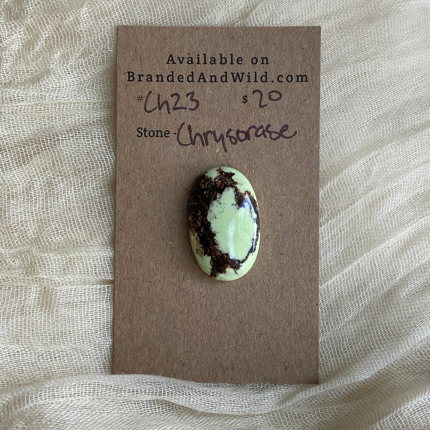 Chrysoprase Cabochon - Ch23