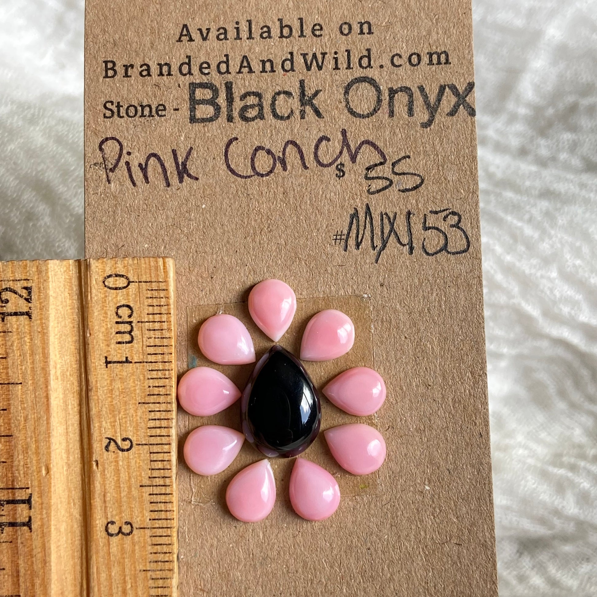 Black Conch / Pink Conch Cabochon - Mix153 073D6BE1-95D6-49DE-845B-A30002DAEEE2 Brandedandwild.com