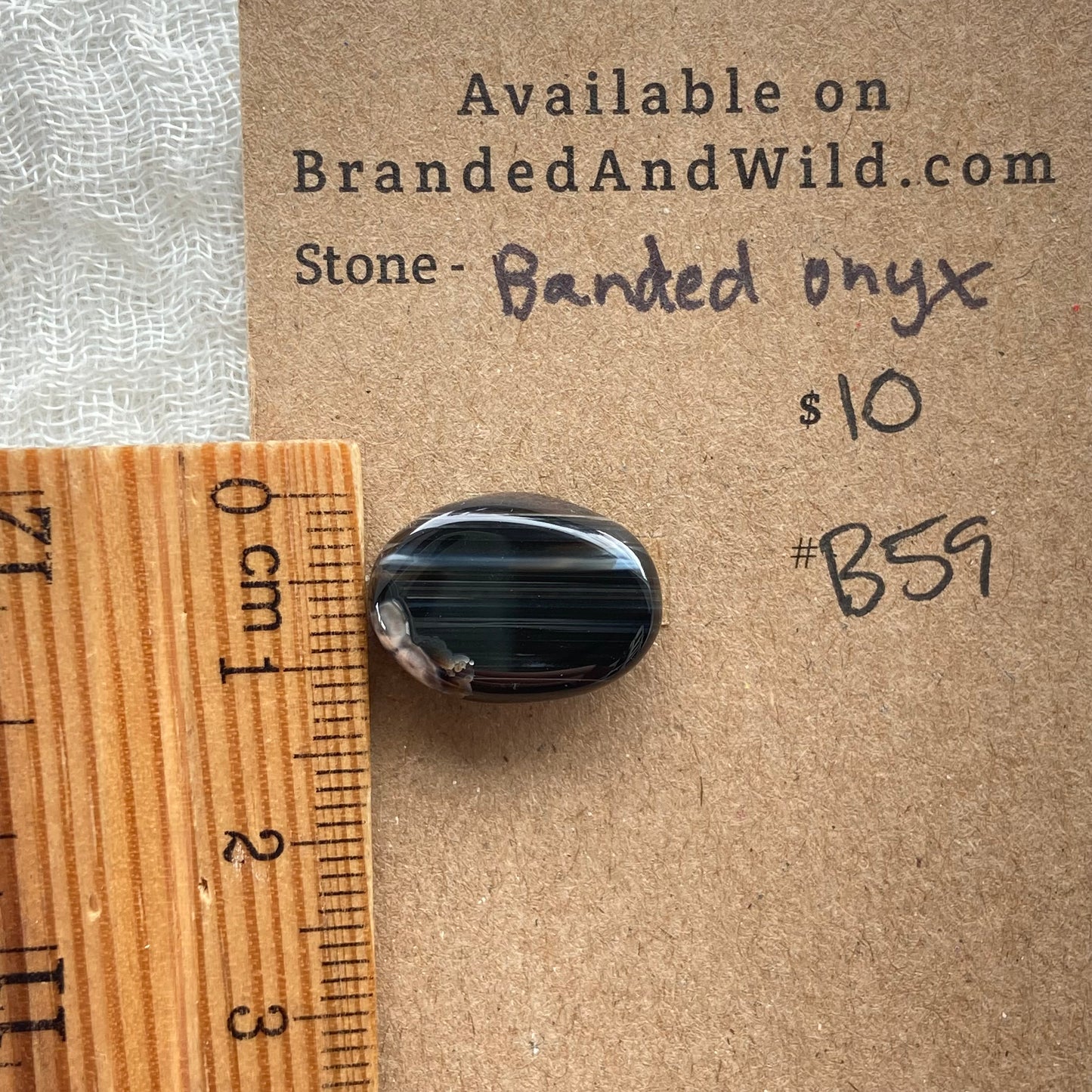 Banded Onyx - Cabochon - B59