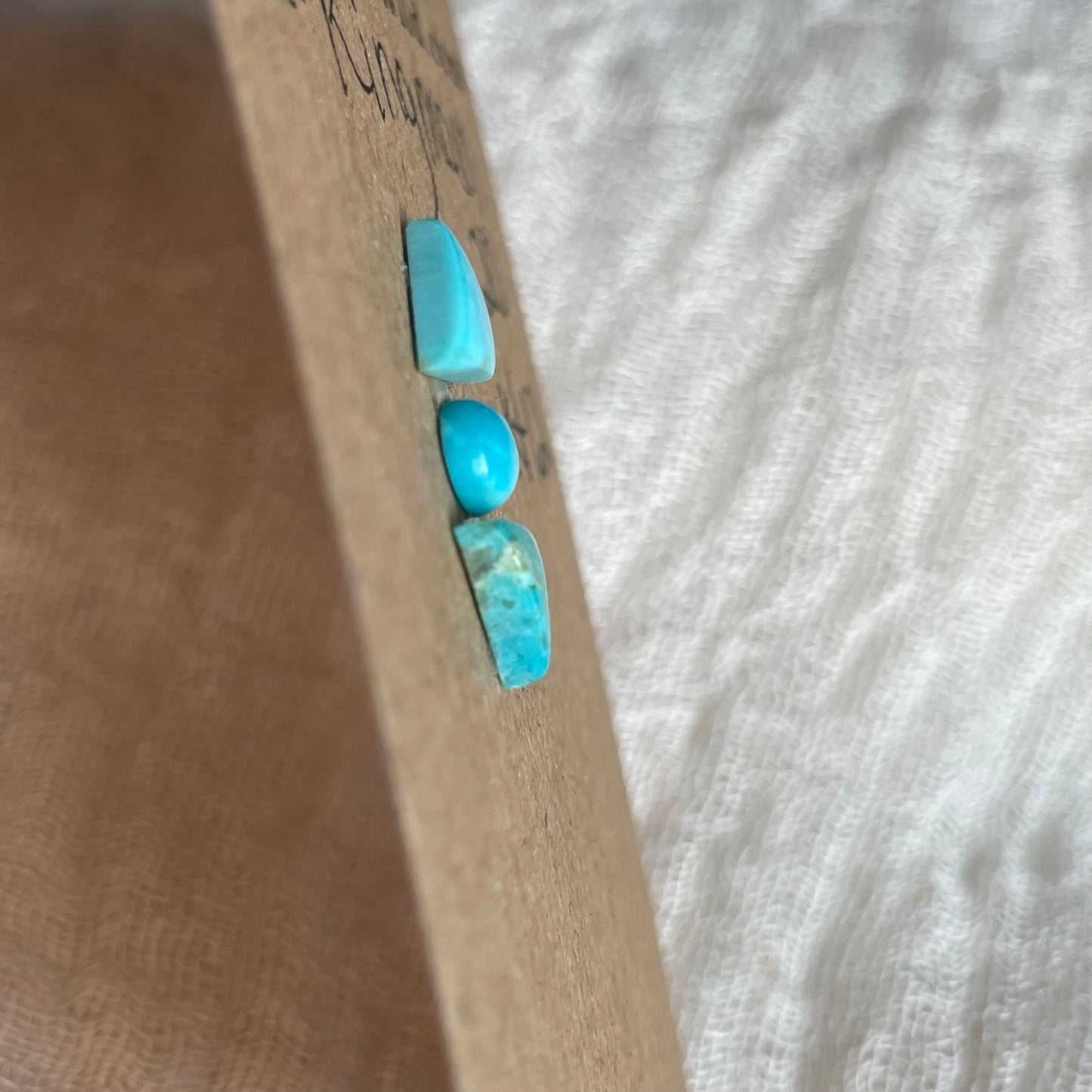 Kingman Turquoise Cabochon - KT12 074F25AD-3366-4692-8D6D-A9B316FDA249 Brandedandwild.com