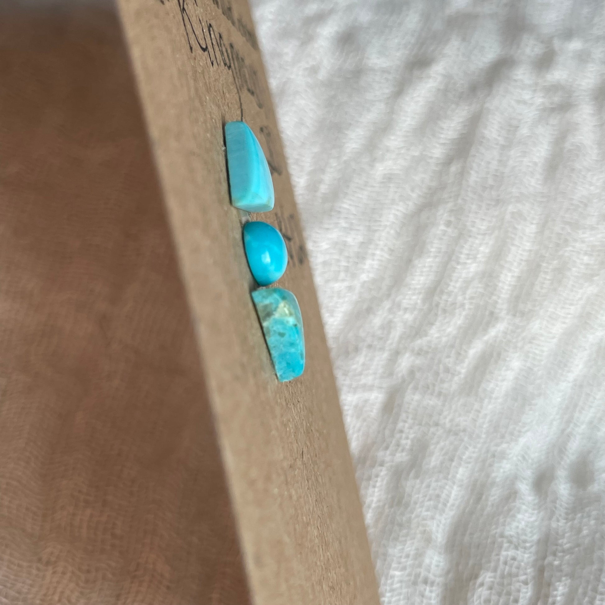 Kingman Turquoise Cabochon - KT12 074F25AD-3366-4692-8D6D-A9B316FDA249 Brandedandwild.com