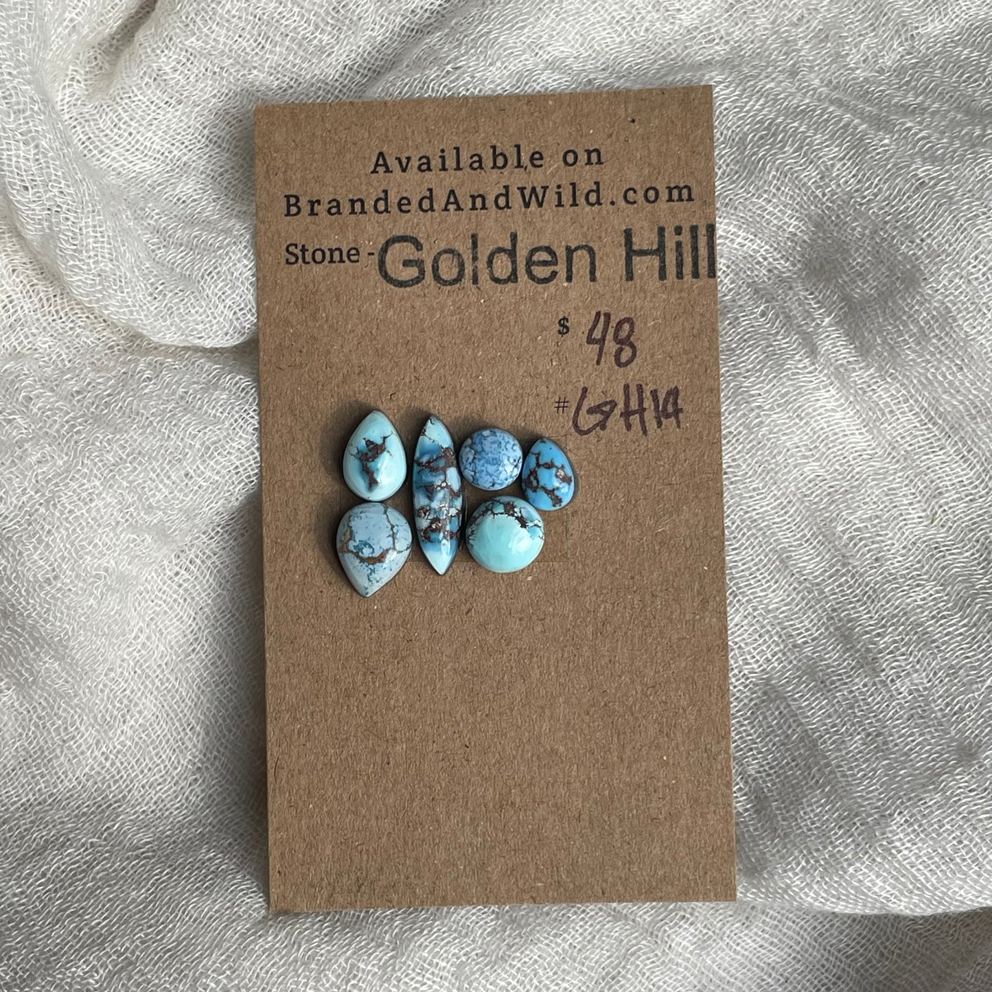 Golden Hill Turquoise Cabochon - GH14
