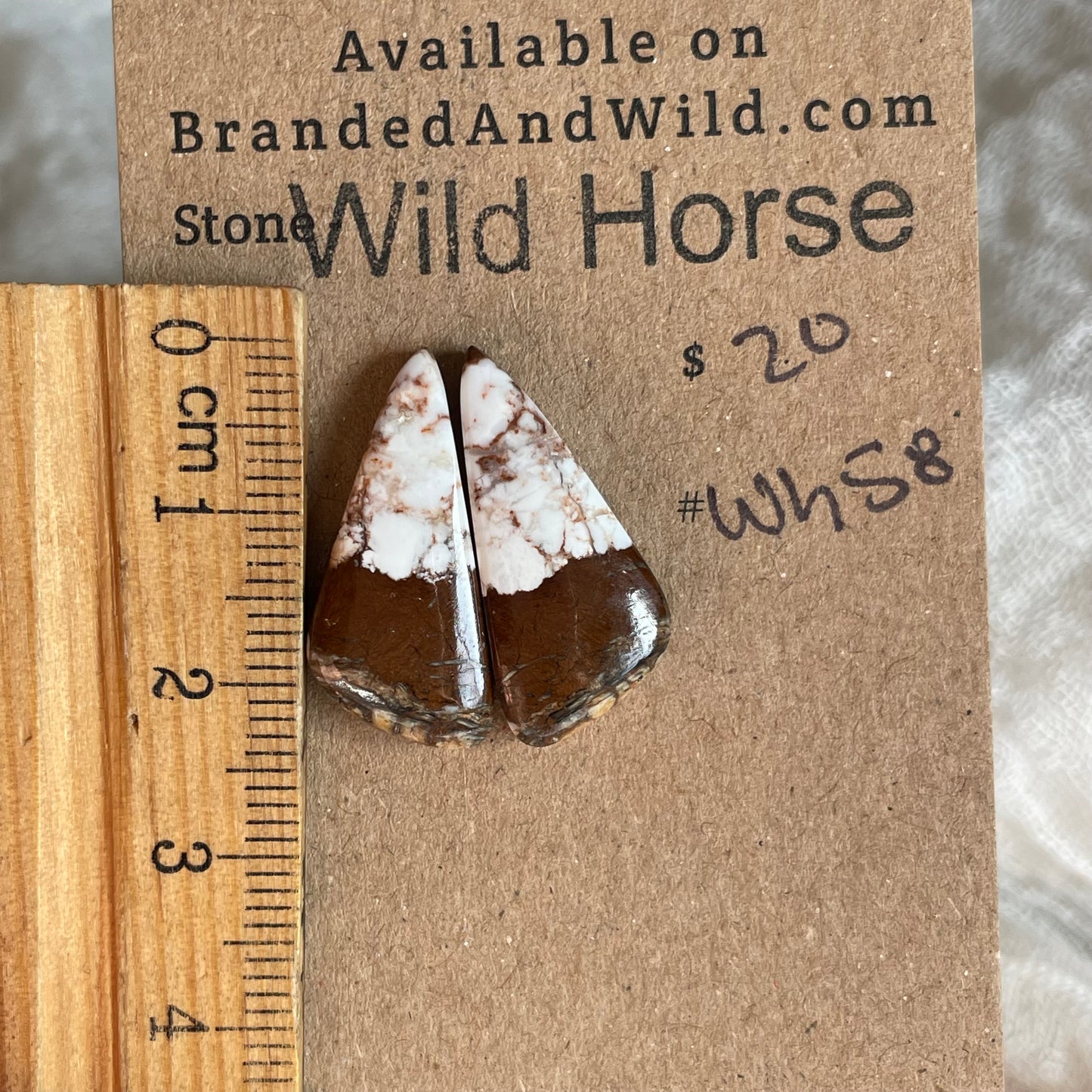 Wild Horse Cabochon - WH58 075DB3DC-5F27-483A-8393-E731F7D7D8B7 Brandedandwild.com