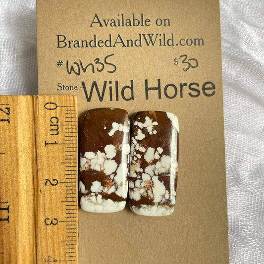 Wild Horse Cabochon - WH35 07921DA2-FB1A-4D7E-8A76-B61C0BDF48B3 Brandedandwild.com