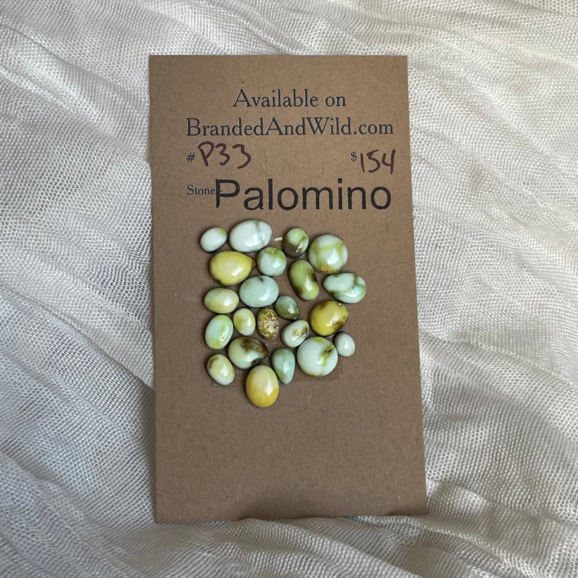 Palomino Cabochon - P33 0792EDA8-9620-4168-83E2-0902F95EA51C Brandedandwild.com