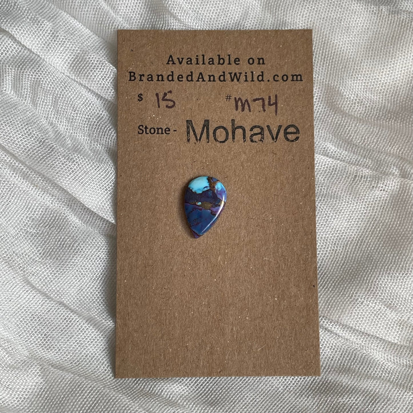 Mohave Cabochon - M74 Cabochon 079BFA36-6A38-41D2-A120-B052370D979D Brandedandwild.com