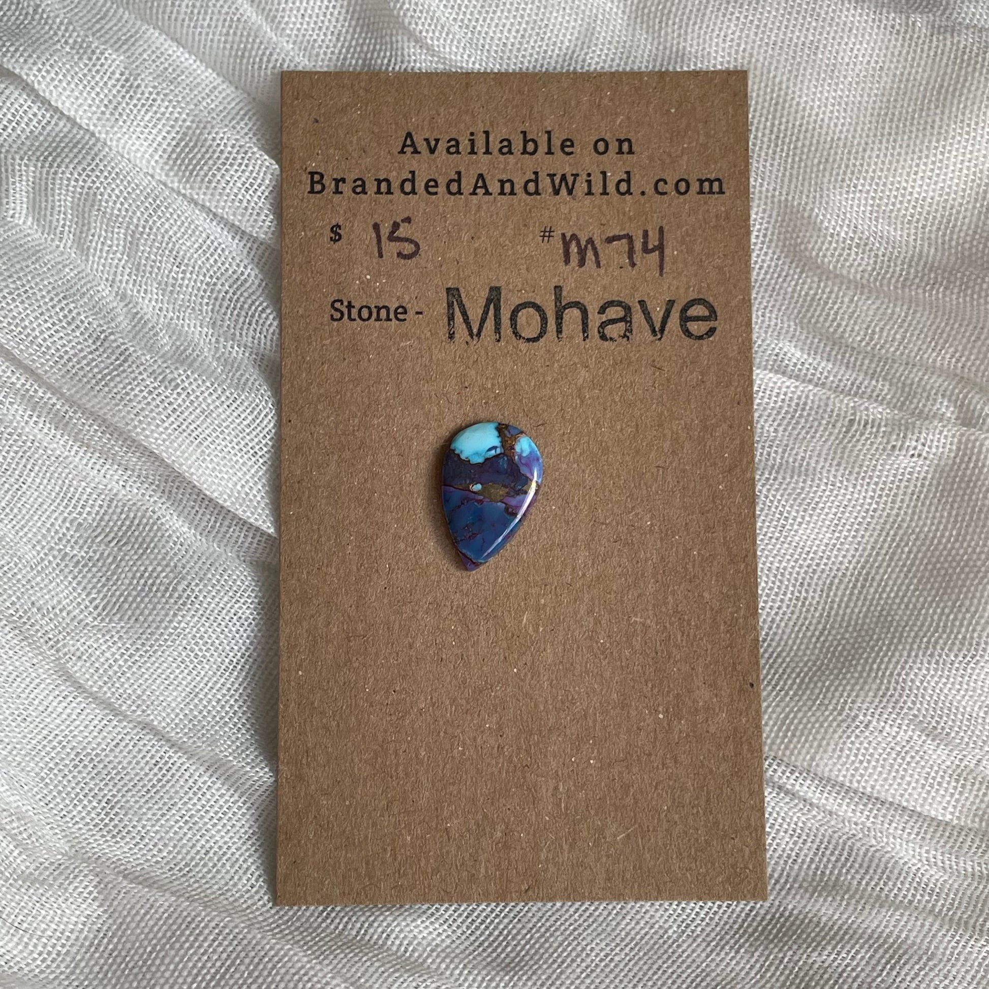 Mohave Cabochon - M74 Cabochon 079BFA36-6A38-41D2-A120-B052370D979D Brandedandwild.com