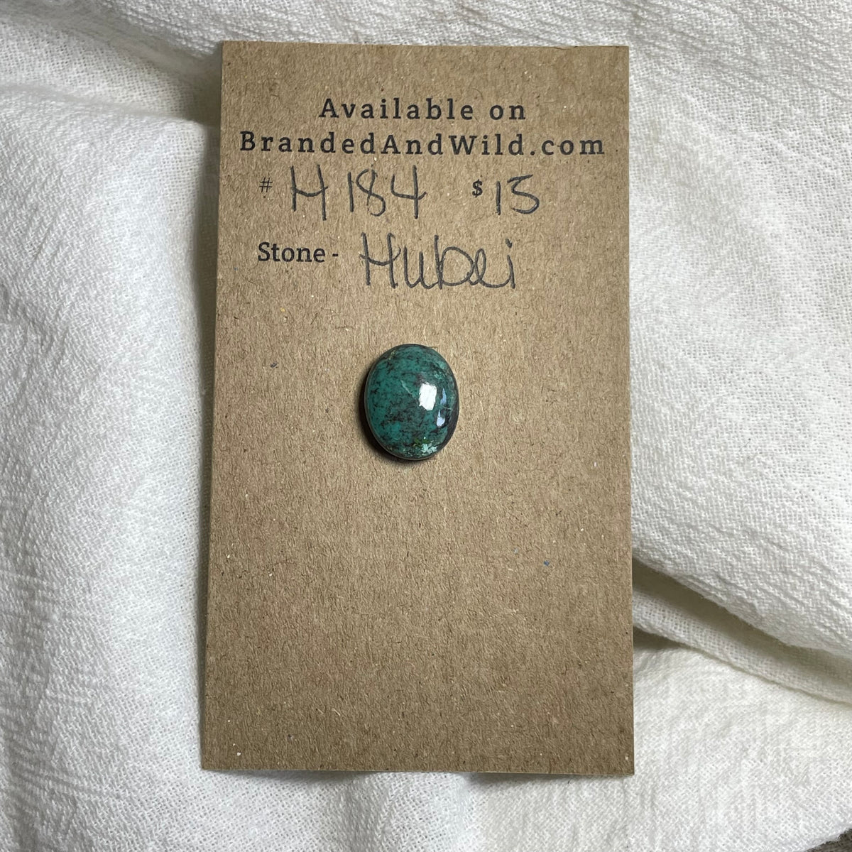 Hubei Turquoise Cabochon - H184 08072B89-E86B-4FEB-9B4C-3192C6FEAD8E Brandedandwild.com