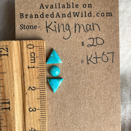 Kingman Turquoise Cabochon - KT07 0809E509-998C-4C90-BD64-9E10FA00318A Brandedandwild.com