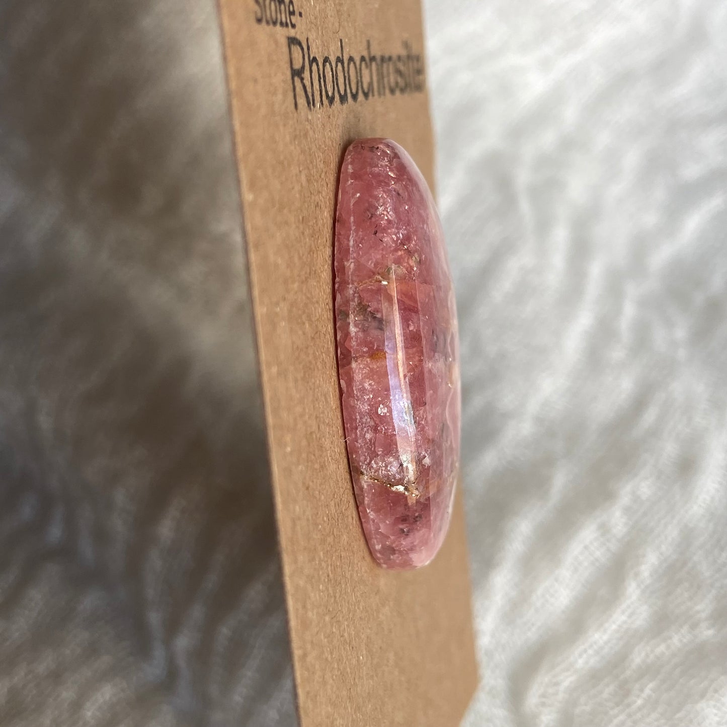 Rhodochrosite Cabochon - R69