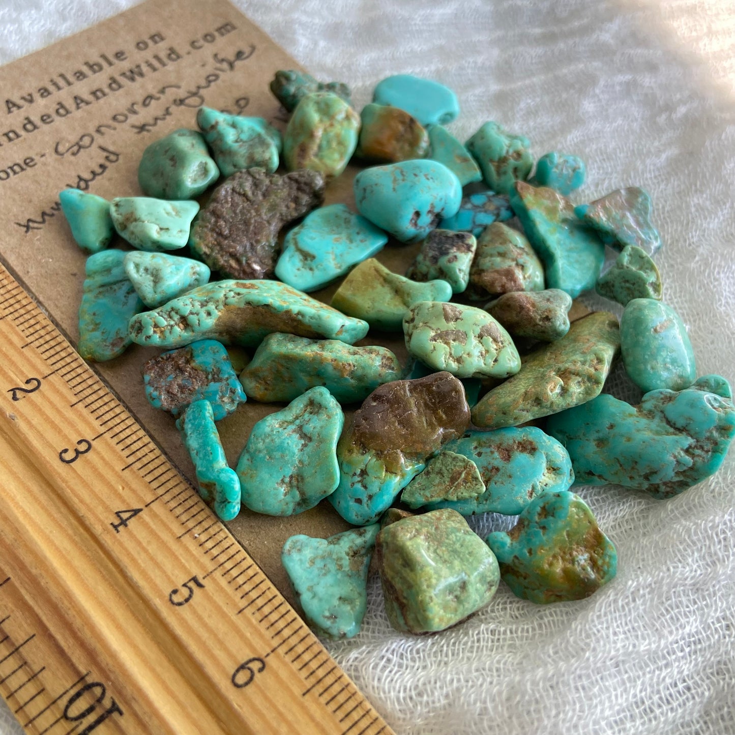 Rough Tumbled Sonoran Gold Turquoise - #ST10