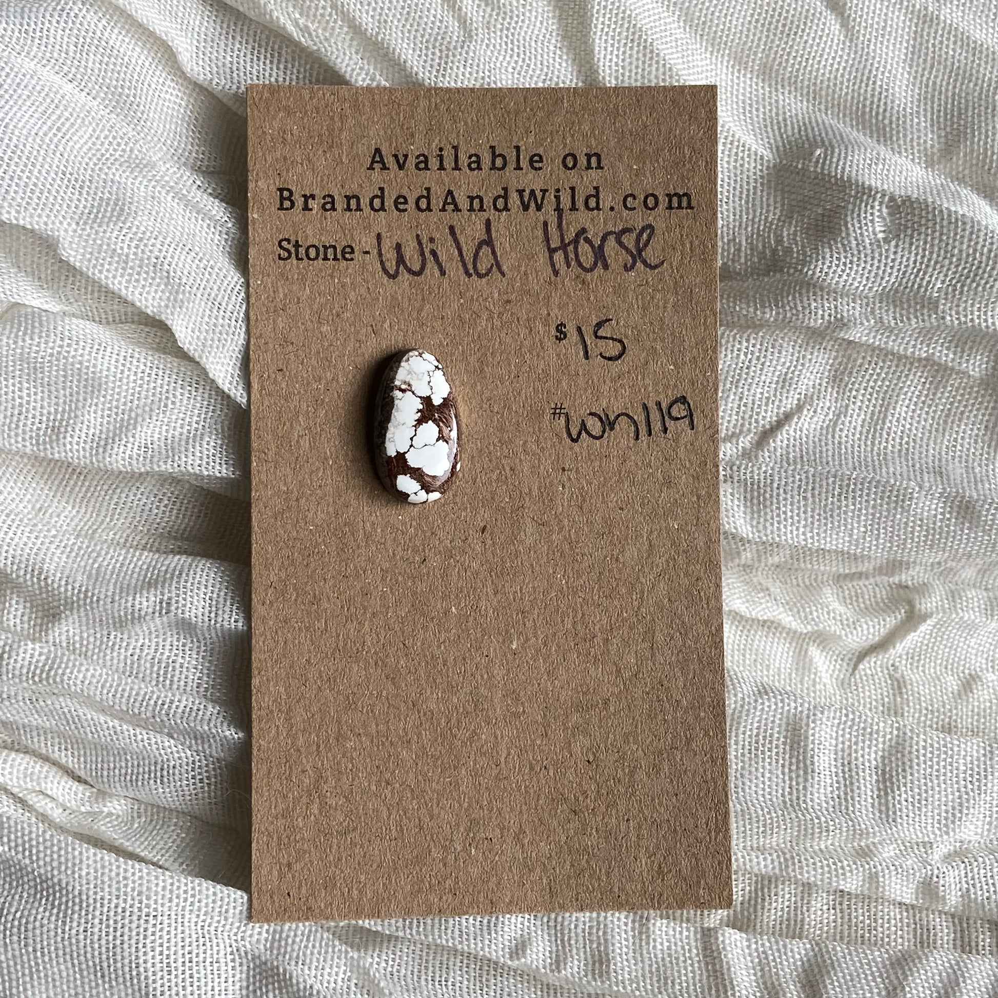 Wild Horse Cabochon - WH119 082808C9-5AF3-4E98-8A10-B837645F1983 Brandedandwild.com