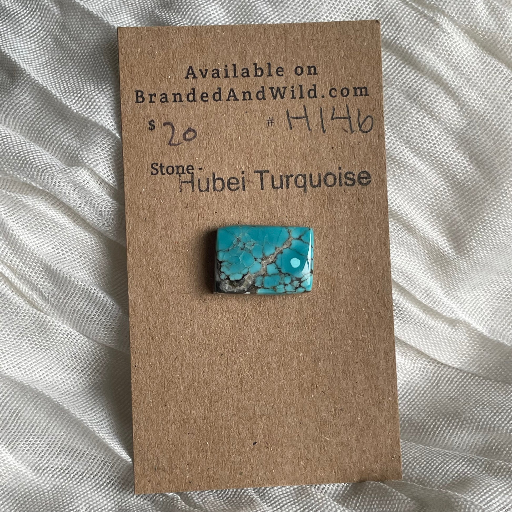 Hubei Turquoise Cabochon - H146 08534CEB-5587-4747-8758-35A222384903 Brandedandwild.com