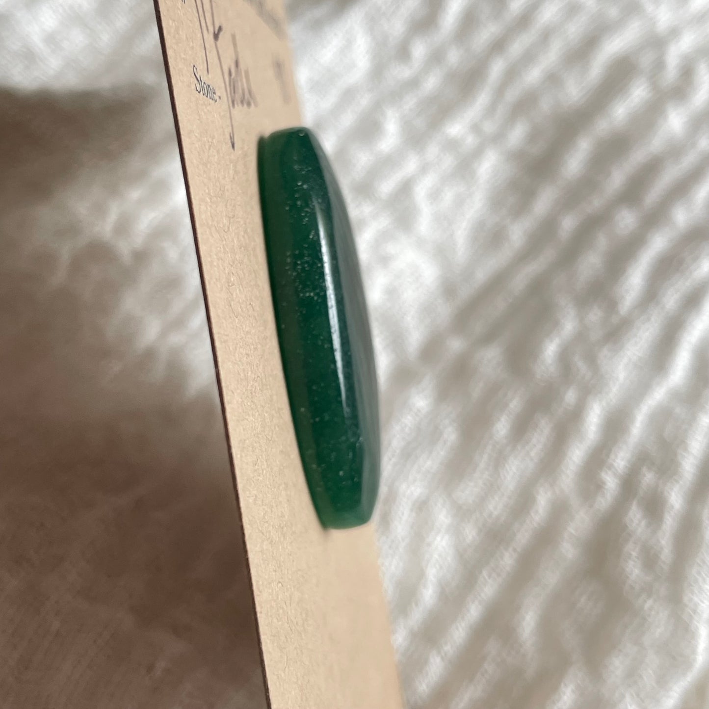 Jade Cabochon - J12 0865DDF7-4713-456D-BB27-F9A66D30AB02 Brandedandwild.com